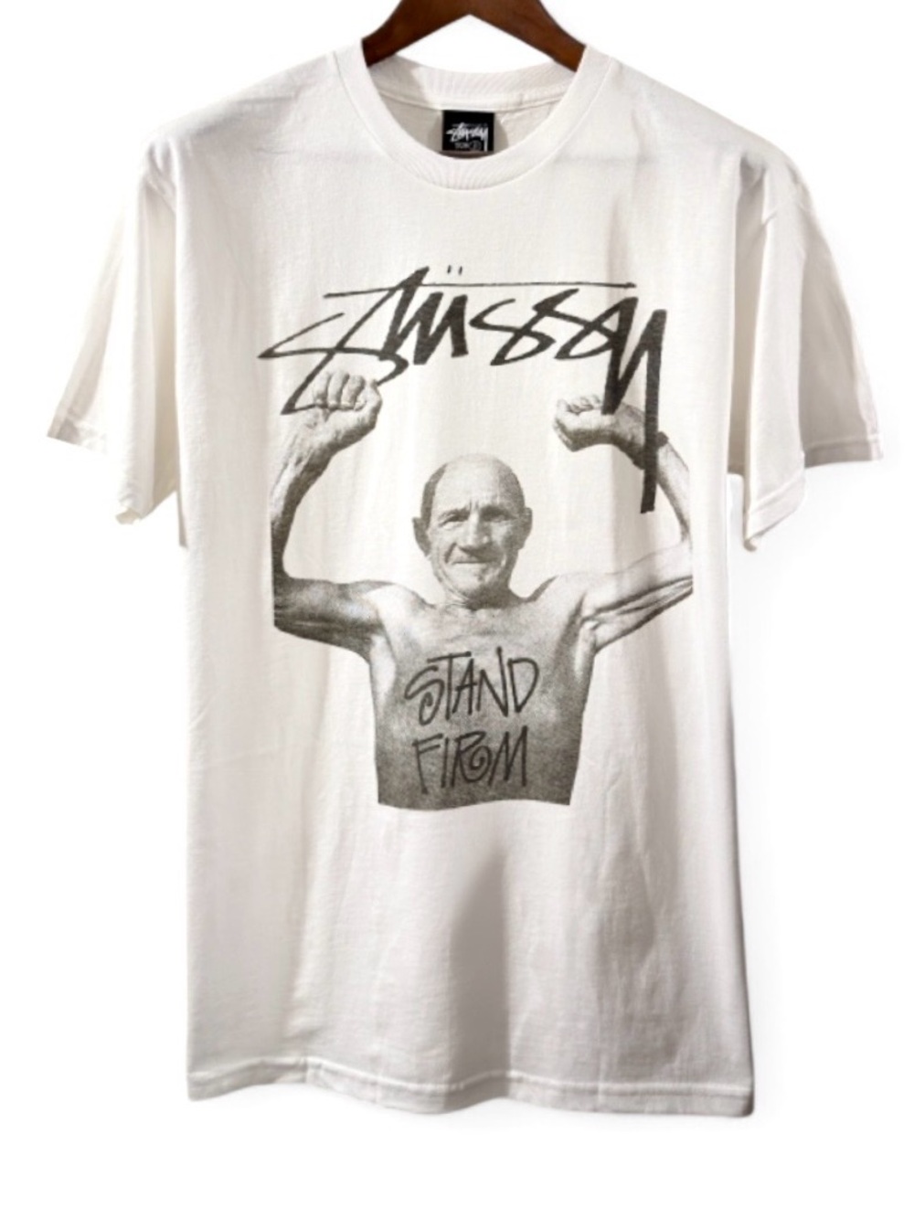 VTG Stüssy Archive ‘Stand Firm’ Graphic T-shirt Size Men’s Medium (NWOT)